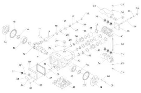 Conjunto bomba JP 75 cncn800 714865 (CONJUNTO COMPLETO)